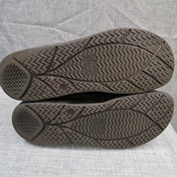 Finn Comfort Ikebukuro Black Nubuck Glitter Sneaker Shoes Women's 7.5 US - Picture 6 of 13